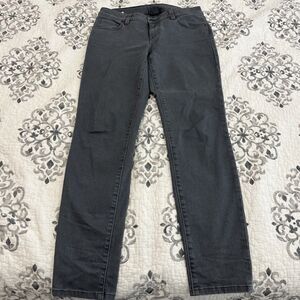 Cabi Womens Gray Denim Skinny Fit Jeans Size 8 Style 326
